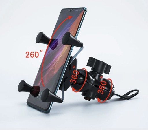 Držiak telefónu na riadidlá motocykla 3D