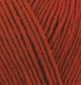 Priadza Alize Cotton Gold - 36 Tehlovo červená