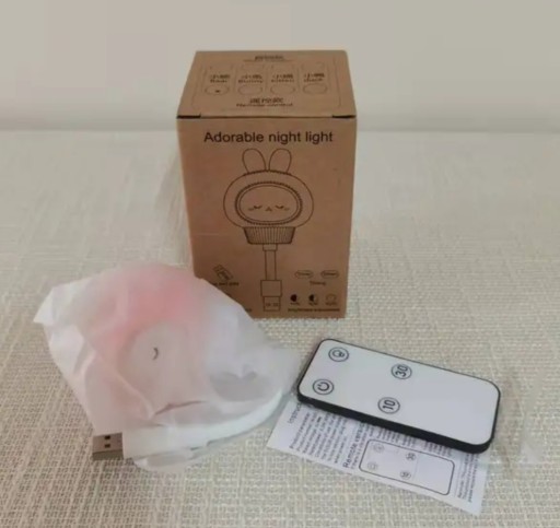 Silikónová lampa pre deti LAPTOP USB + REMOTE