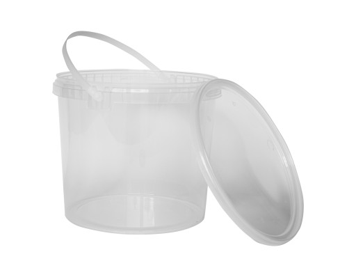 Plastové vedro s vekom, potravinárske, 10L