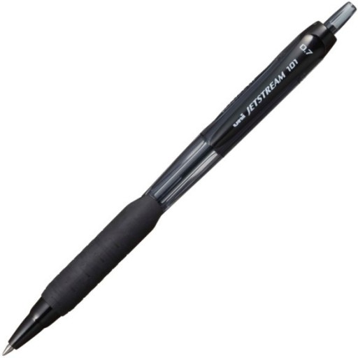 Výsuvné guľôčkové pero 0,7 mm čierne UNI JETSTREAM SXN-101