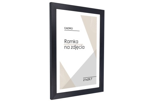 Čierny FRAMES A4 fotorámik 21x30 cm MDF fotografia 21x29,7 cm