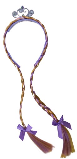 # HAIR BAND vrkôčiky vrkoče KORUNKA fialová