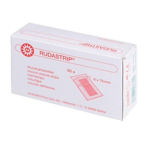 RUDASTRIP Nobamed pásiky na zapínanie 6 x 75 mm 3 ks - 1 blister