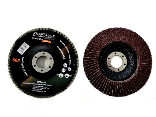 KLAPKOVÝ KOTOUČ NA ODSTRAŇOVANIE HRDZE 125mm P60 KD966