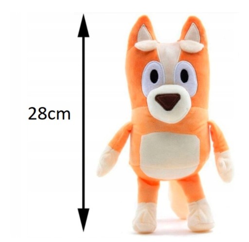 Plyšový maskot Bingo plyšový medvedík s prísavkou 28cm
