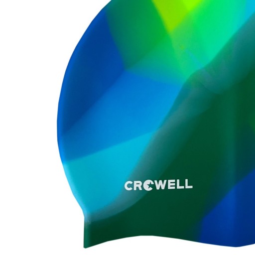 Silikónová plavecká čiapka Crowell Multi Flame