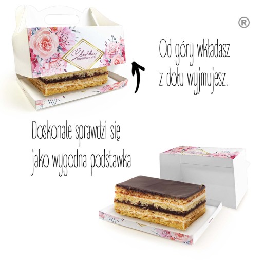 Tortová krabica, svadobné krabice, OTVORENÉ, 5 ks
