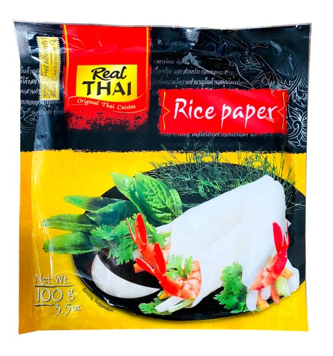 Guľatý ryžový papier 22cm 100g Real Thai