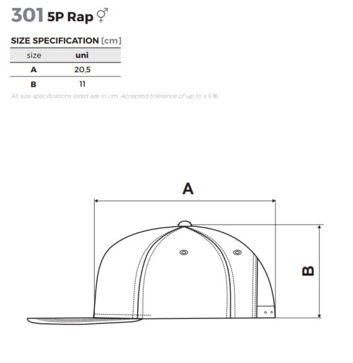 Čiapka THICK MALFINI RAP 5P nevädza