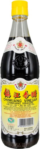 Chinkiang čierny ocot tmavý ryžový ocot 550ml ZLATÁ SLIVKA
