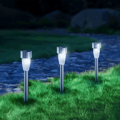 LED solárne okolité osvetlenie záhradného trávnika