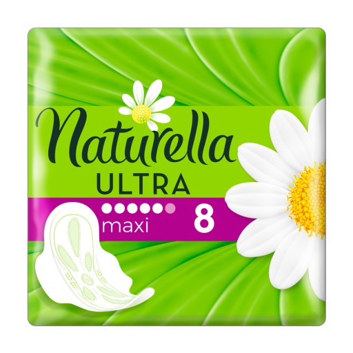 NATURELLA ULTRA MAXI hygienické vložky s krídelkami 8 ks