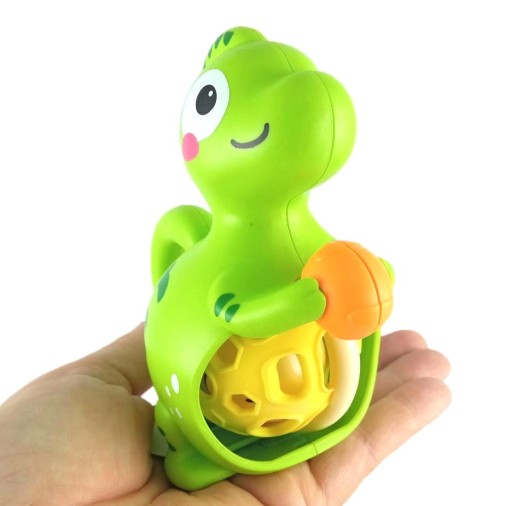 ZMYSELNÉ HRKÁVANIE S GUĽOU DINOSAUR 11CM FAREBNÉ