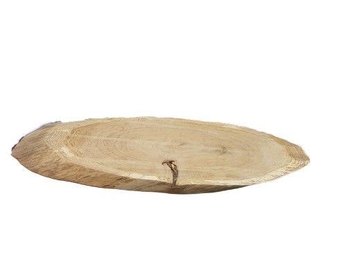 PLÁSOK KONSKÉHO DREVA, ELIPTICKÝ, ŠIKMÝ, 20-25 CM, DEKORATÍVNY PODNÁK, DREVO