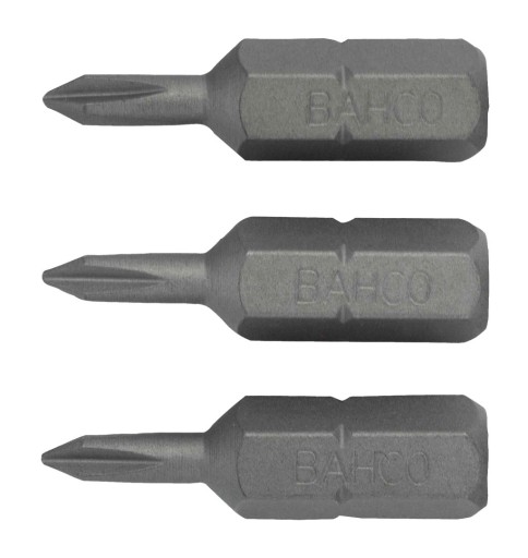 BAHCO BIT 1/4 PH3 x 25 mm 3 ks.
