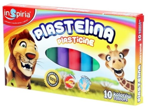 Školská plastelína 10col. Inspiria 3811