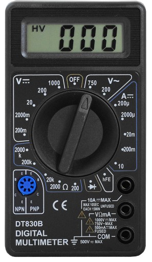 DIGITÁLNY UNIVERZÁLNY MULTIMETER DT830B