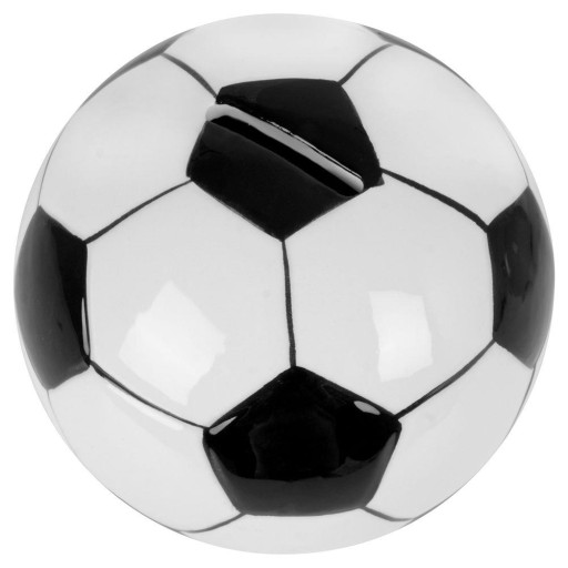 FUTBAL prasiatko, otvorené, peniaze, mince
