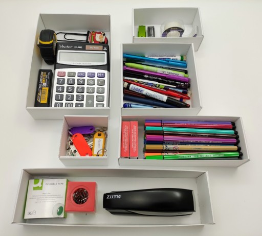 Stolový box na zásuvky, organizér, 6 ks