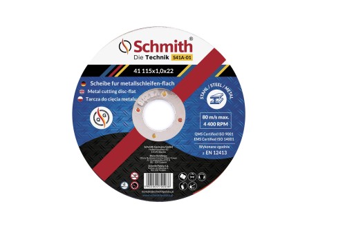 Schmith S41A-02 kotúč na rezanie kovu 1 ks