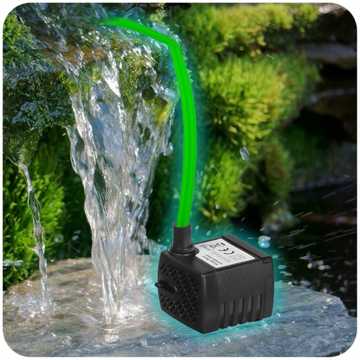 VODNÁ ČERPADLO Kruger Meier vodná pumpa 300l/h - VEĽMI MALÉ VEĽKOSTI SPOĽAHLIVÉ