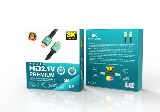 Kábel HDMI 2.1 Kábel 8K UHD 4K/144Hz 1,5M 4320P