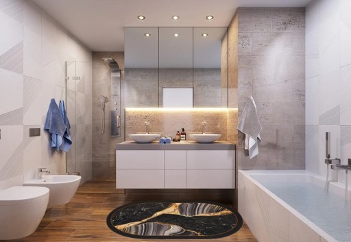 KÚPEĽŇOVÁ PODLOŽKA RÝCHLOSCHNÚCE ABSORBČNÍ PROTIŠMYKOVÝ KOBEREC 40x60