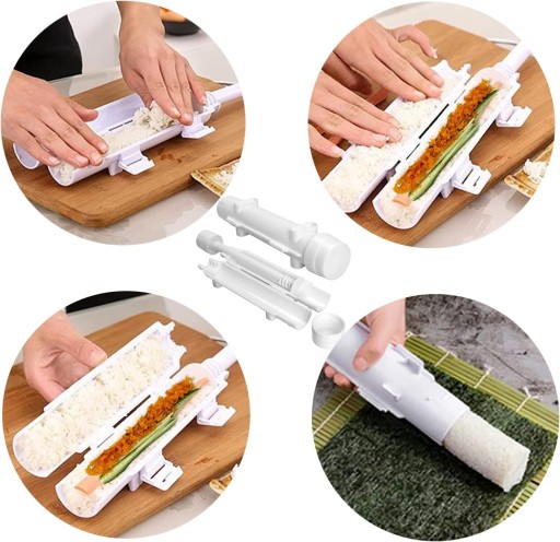STROJ NA VÝROBU SUSHI TRUBIEK BAZOOKOVÝ VALEC