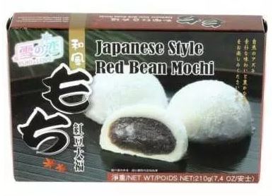 Ryžové koláčiky Mochi z červenej fazule s fazuľou Adzuki 210g