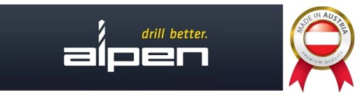 Vrták na strešné tašky 5 mm Alpen Profi Roof 1/4