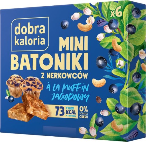 Mini kešu tyčinky, jablkový koláč so škoricou Dobrá Kaloria 6 ks 102g