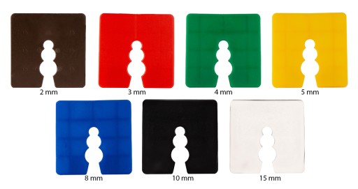 Plastové rozpery 10 mm 50 ks pre niveláciu Klimas DW