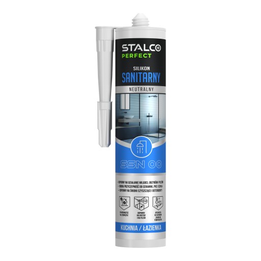 SANITÁRNY NEUTRÁLNY ČÍRY SILIKÓN 280 ML TESNENIE STALCO