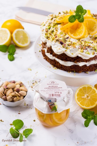 CITRÓNY S RUMOM CITRÓNOVÝ SIRUP DOMÁCI RECEPT 270g Ogródek Dziadunia