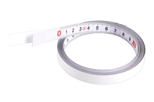 Samolepiaca TAPE Kovová meracia páska Meranie 2m x 12,5mm trieda presnosti II