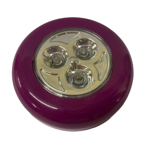 3x LED SAMOLEPIACA BATÉRIOVÁ DOTYKOVÁ LAMPA 1 ks