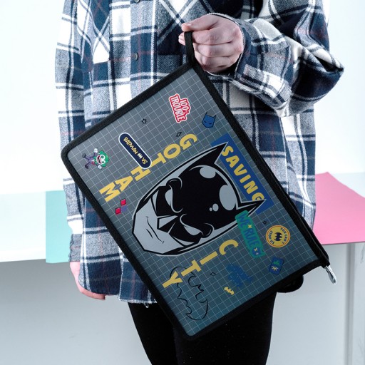 ŠKOLSKÉ FENA S RÚČKOU, HRUBÝ KITE XL A4 DC BATMAN