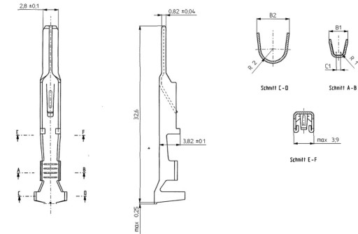 Metri-Pack M280 konektory 1,0-2,5 mm² (10 kusov)