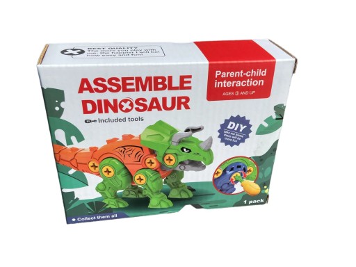 Dinosauria stavebnica na montáž kociek