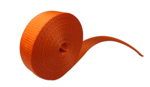 Páska polyesterová páska šírka 25 mm 1T oranžová