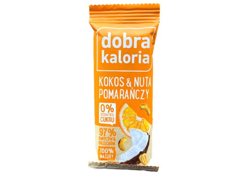 Dobrá kalorická tyčinka Kokos a pomaranč 35