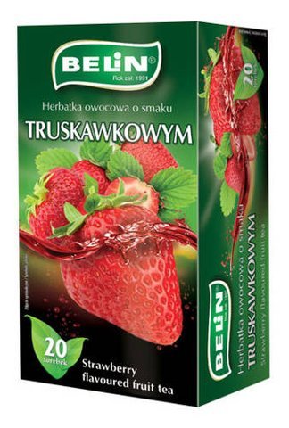 BELIN Jahodový čaj, 20 sáčkov