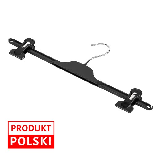 Vešiak - 10 ks 40 cm záves na nohavice a sukne s nastaviteľnými sponami