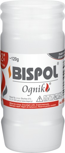 Vložka do sviečky parafínová BISPOL WP2N 48H 1 ks.
