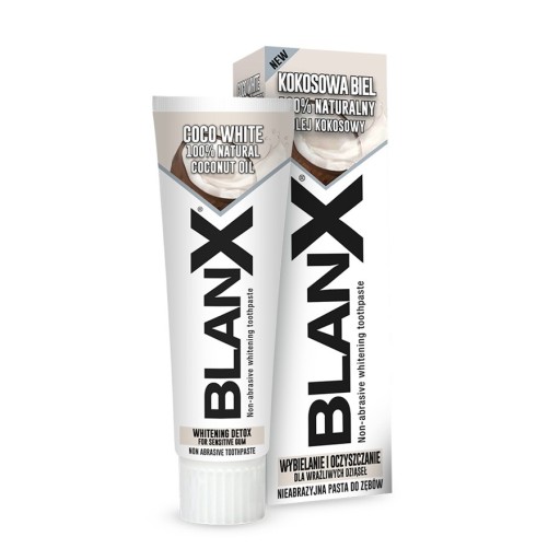BlanX kokosová biela zubná pasta 75 ml