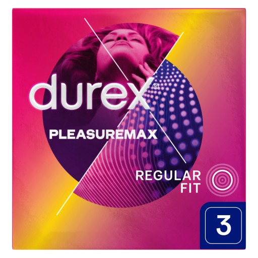 DUREX PLEASUREMAX KONDÓMY 3 KUSY STIMULUJÚCE PRÚžky A ORIEŠKY