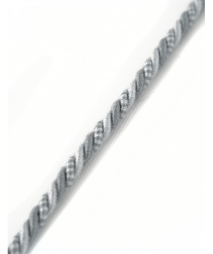 Matná ozdobná šnúrka 6mm, oceľovo šedá