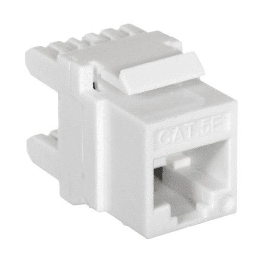 Netienená zásuvka Keystone RJ45 UTP cat.5e