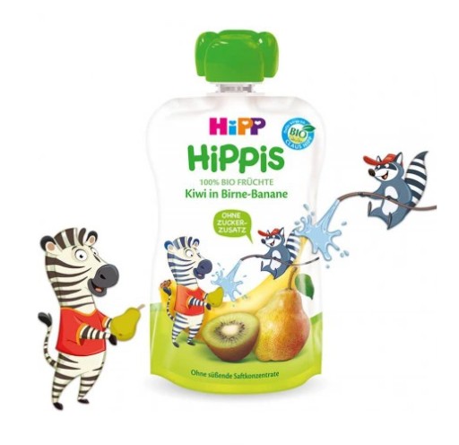 HiPP HiPPiS BIO Kiwi Hrušky a banánová pena
